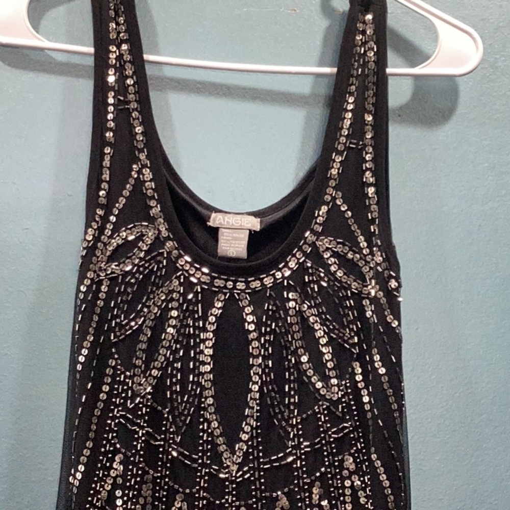 Brand new never worn Angie sequined party dress size L. - Picture 4 of 7